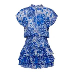 Misa Los Angela’s blue and white mini dress, worn a handful of times.